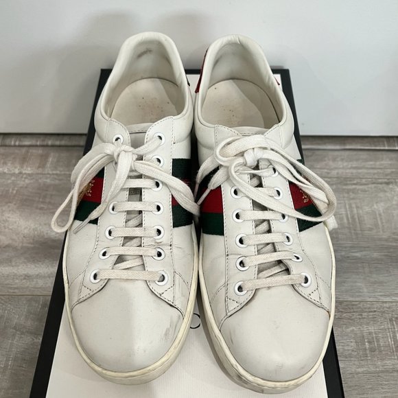 MEN'S Gucci ACE EMBROIDERED SNEAKER - Picture 11 of 12